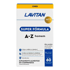 Polivitamínico Lavitan Super Fórmula A-Z Homem  60 Unidades - Comprimido
