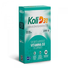 Vitaina D Koli D3 Vit  1.000UI - 30 Unidades - Comprimido