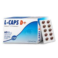 Suplemento Alimentar L-Caps D+ (União Química)  60 Unidades - Cápsula