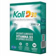 Vitaina D Koli D3  2.000UI - 30 Unidades - Comprimido