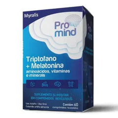 Triptofano + Melatonina Promind (Myralis)  60 Unidades - Comprimido