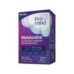 Promind Melatonina Gotas Sabor Hortela 40 Ml