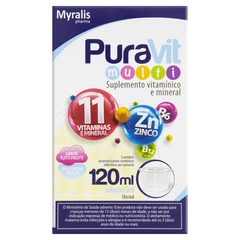 Polivitamínico Puravit Multi  120 mL - Gotas