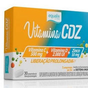 Suplemento Alimentar Vitamina Cdz Equaliv 30 Comprimidos