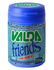 Valda Pastilha Pote Mentol Eucalipto 50G Com 6