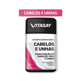 Polivitamínico Vitasay Cabelos e Unhas  60 Unidades - Cápsula