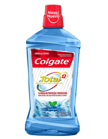Enxaguante Bucal Colgate Total 12 Clean Mint 1L