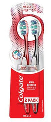 Escova de Dente Colgate 360º Luminous White Macia, Sortida, Leve 2 Pague 1