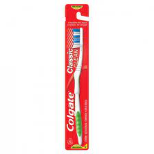 Escova de Dente Colgate Classic Média, Azul Com 1 Unidade