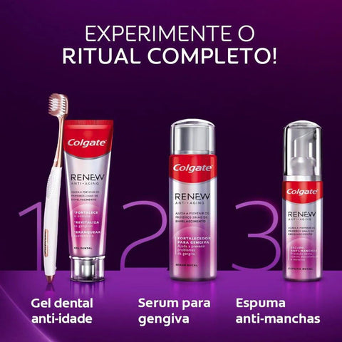Espuma Bucal Colgate Renew Anti-Aging  48 mL - Spray