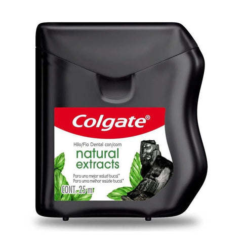 Fio Dental Colgate Natural Extracts Carvão 25m