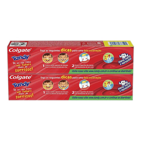 Kit Gel Dental Infantil Colgate Tandy Morango 2 Unidades de 50g Cada