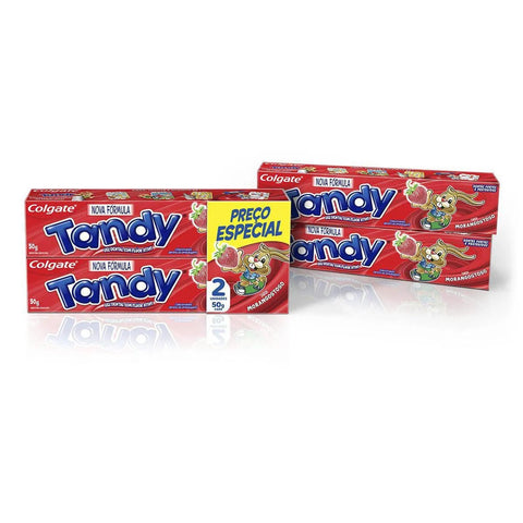 Kit Gel Dental Infantil Colgate Tandy Morango 2 Unidades de 50g Cada