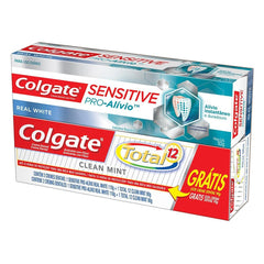 Kit Pasta de Dente Colgate Pro-Alivio + Colgate Total 12  110 g + 90g
