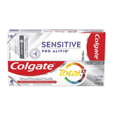 Kit Pasta de Dente Colgate Pro-Alivio + Colgate Total 12  110 g + 90g