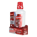 Kit Pasta de Dente + Enxaguante Colgate Luminous White  70 g + 500 mL