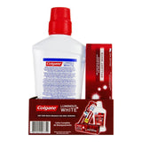 Kit Pasta de Dente + Enxaguante Colgate Luminous White  70 g + 500 mL