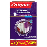 Pasta de Dente Colgate Máxima Proteção Neutraçúcar  (2+1) x 70 g