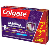 Pasta de Dente Colgate Máxima Proteção Neutraçúcar  (2+1) x 70 g