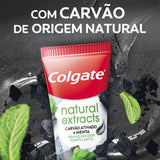 Pasta de Dente Colgate Natural Extracts  Carvão Ativado e Menta - 140 g