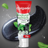 Pasta de Dente Colgate Natural Extracts  Carvão Ativado e Menta - 140 g