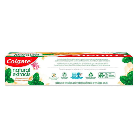 Pasta de Dente Colgate Natural Extracts  Cúrcuma & Hortelã - 70 g