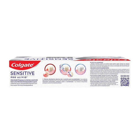 Pasta de Dente Colgate Sensitive Pró-Alívio  Real White - 50 g
