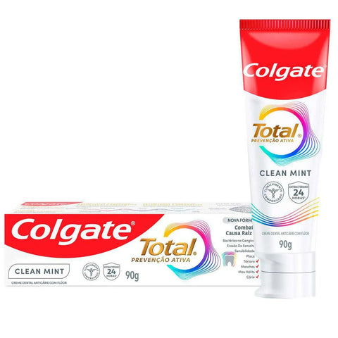 Pasta de Dente Colgate Total 12 Clean Mint  90 g