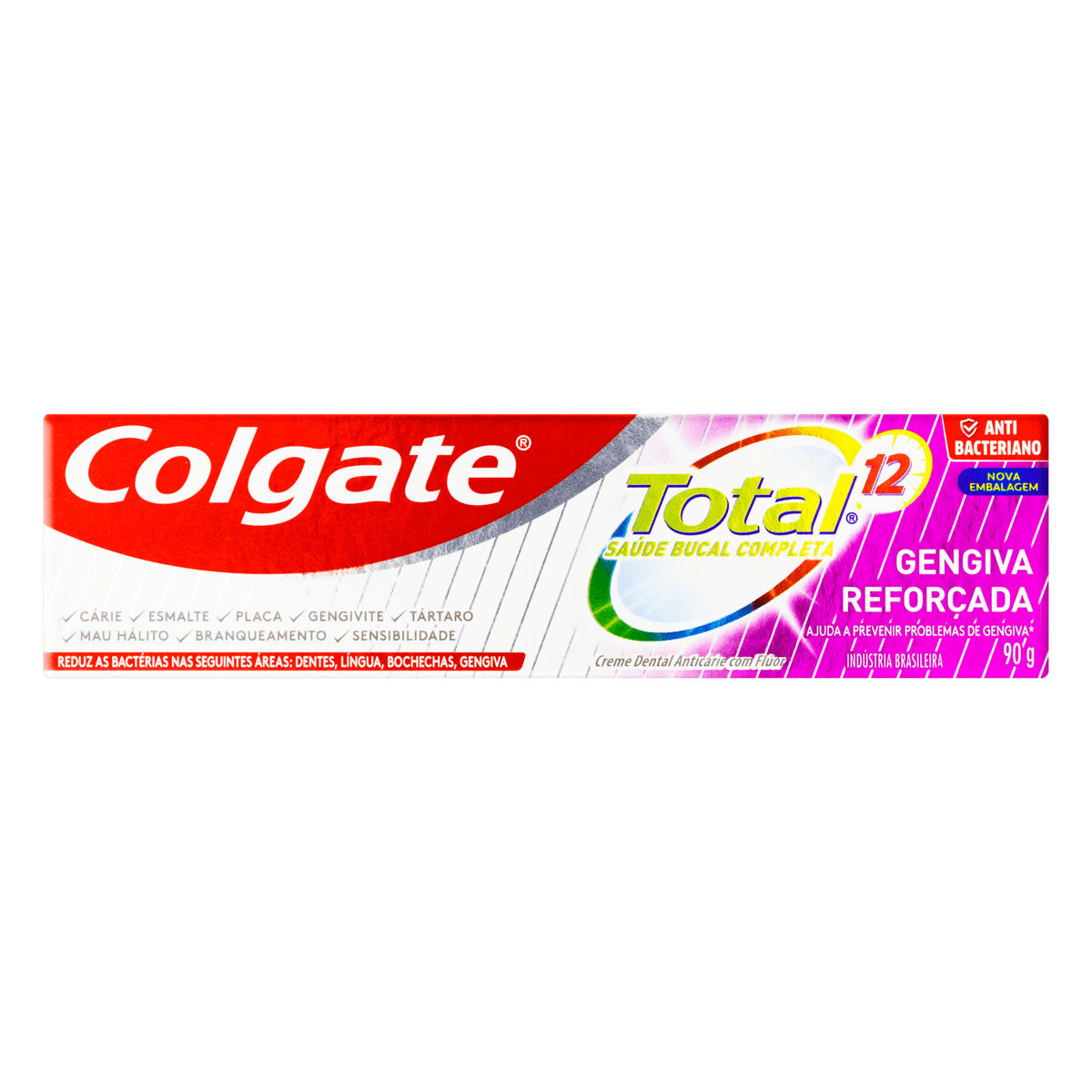Pasta de Dente Colgate Total 12 Gengiva Reforçada 90 g – Pill Farmácia ...