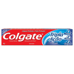 Pasta de Dente Colgate Tripla Ação  Hortelã - 90 g