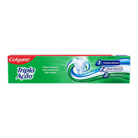 Pasta de Dente Colgate Tripla Ação  Menta - 140 g + 40 g