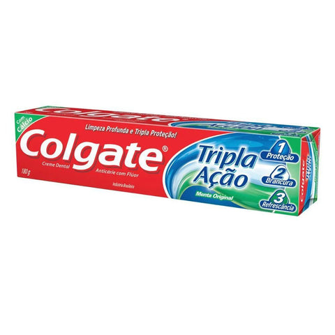Pasta de Dente Colgate Tripla Ação  Menta - 180 g