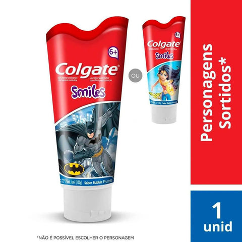 Pasta de Dente Infantil Colgate Smiles  Liga da Justiça - 100 g