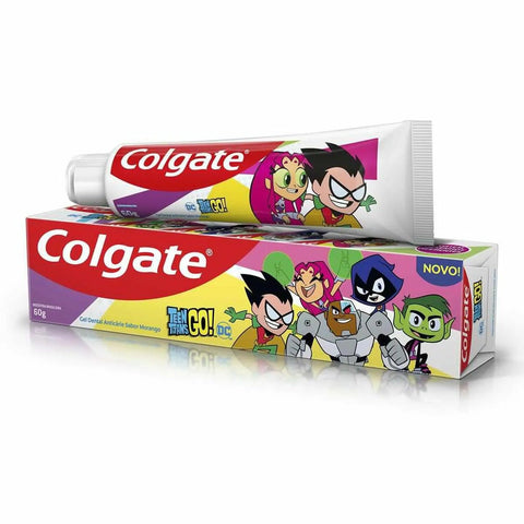 Pasta de Dente Infantil Colgate  Teen Titans Go! - 60 g