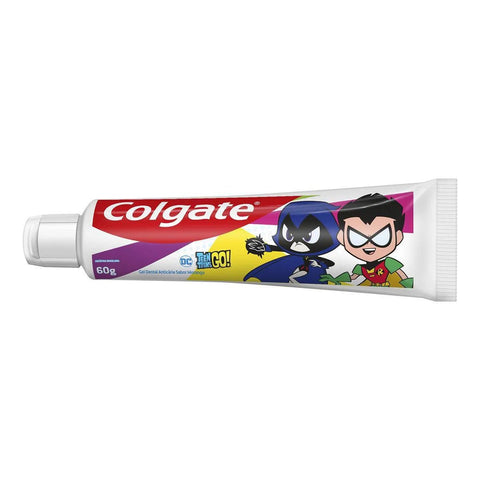 Pasta de Dente Infantil Colgate  Teen Titans Go! - 60 g