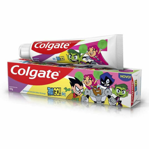 Pasta de Dente Infantil Colgate  Teen Titans Go! - 60 g
