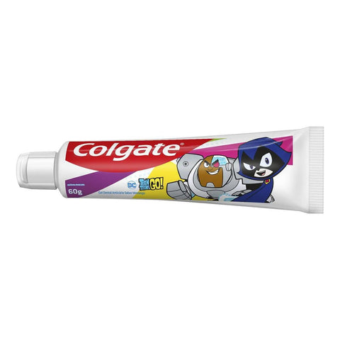 Pasta de Dente Infantil Colgate  Teen Titans Go! - 60 g