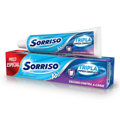 Pasta de Dente Sorriso Tripla Limpeza  120 g