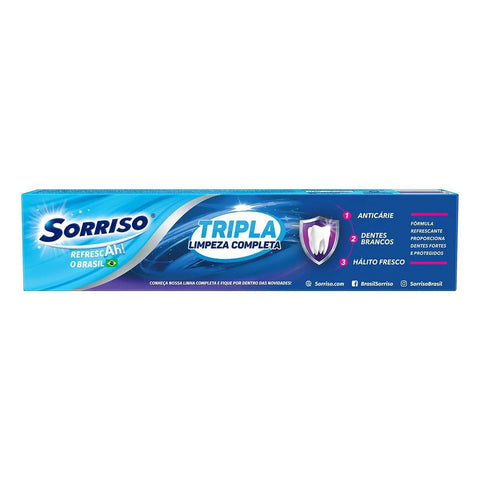 Pasta de Dente Sorriso Tripla Limpeza  120 g