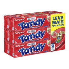Pasta de Dente Tandy Morango 50g - 6 unidades