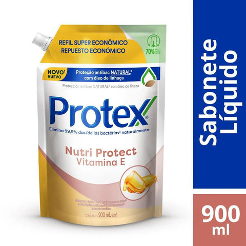 Refil Sabonete Líquido Protex Nutri Protect Vitamina e 900ml