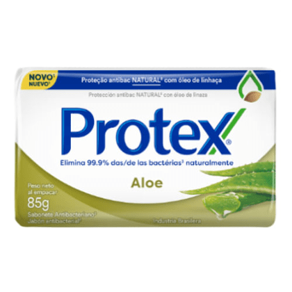Sabonete Antibacteriano Protex Aloe, Barra, 1 Unidade Com 85G