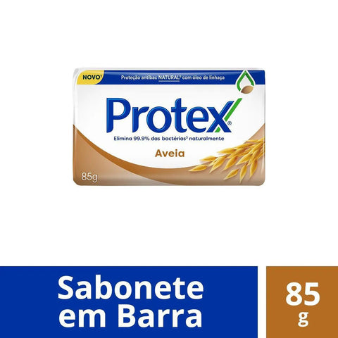 Sabonete Antibacteriano Protex Aveia, Barra, 1 Unidade Com 85G