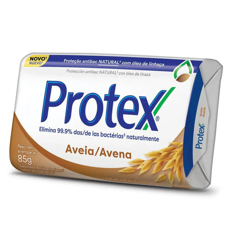 Sabonete Antibacteriano Protex Aveia, Barra, 1 Unidade Com 85G