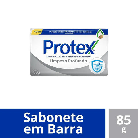 Sabonete Antibacteriano Protex Limpeza Profunda Barra, 1 Unidade Com 85G