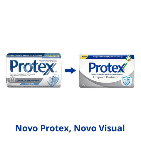 Sabonete Antibacteriano Protex Limpeza Profunda Barra, 1 Unidade Com 85G