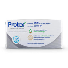 Sabonete Antibacteriano Protex Limpeza Profunda Barra, 6 Unidades Com 85G Cada, Leve Mais Pague Menos