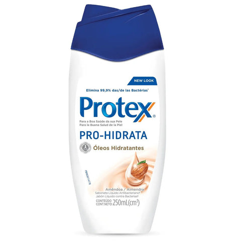 Sabonete Antibacteriano Protex Pró-Hidrata Oil Complex Amêndoa, Líquido, 1 Unidade Com 250Ml