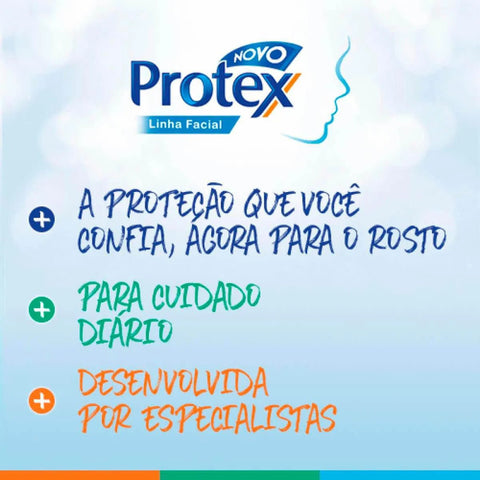 Sabonete Facial Protex Anti Cravos e Espinhas Líquido, 1 Unidade 150Ml