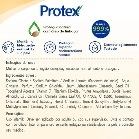 Sabonete Protex Nutri Protect Vitamina E, Líquido, 1 Unidade Com 250Ml